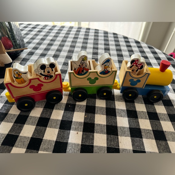 SOLD- Melissa & Doug Disney Wooden Train Toy - Picture 2 of 2